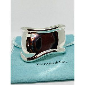 1978 Tiffany & Co 925 Sterling Silver Peretti RIGHT Bone Cuff  Motif Small 5.75”